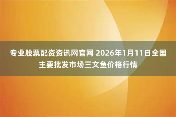 专业股票配资资讯网官网 2026年1月11日全国主要批发市场三文鱼价格行情